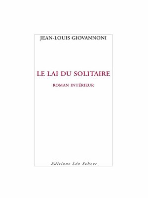 cover image of Le lai du solitaire